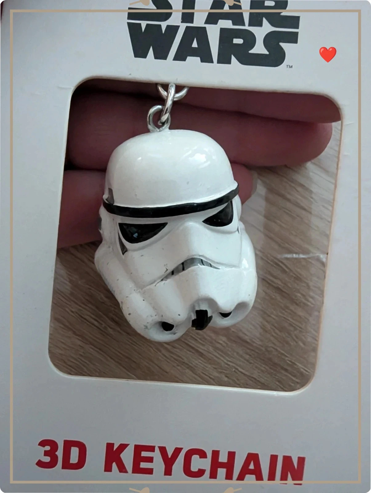 3D Star Wars sleutelhanger - Stormtrooper helm (nieuw) – photo 2